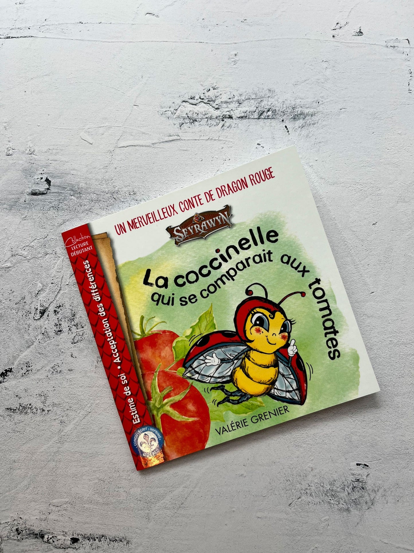 La coccinelle <br> qui se comparait aux tomates - Flauralie et compagnie